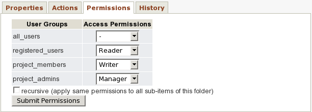 Define permissions