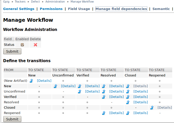 Add a workflow to a tracker