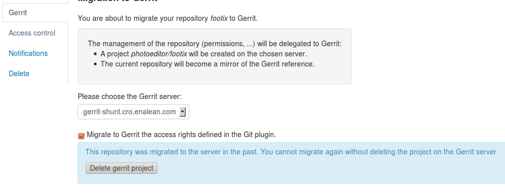 Re-migrate a repository